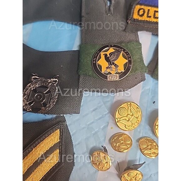 Lot of Military Used Patches Pins, Ribbons Tactical Cheverons - Picture 3 of 9